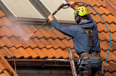 Démoussage et hydrofuge de toiture à Caplong